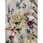 Max Mara White Floral Print Knee High Lace Up Platform Boots Size 39 size 8 Photo 7