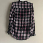 Beach Lunch Lounge Women’s Plaid Button Up Shirt size M Photo 1