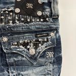 Miss Me  buckle embroidered Y2K 2000s 90s bootcut blue jeans size 29x3.5 long Photo 9