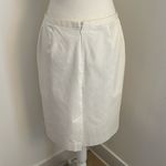 Brooks Brothers White Cotton Pencil Skirt sz 6 Photo 2