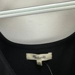 Madewell  Wide Strap Tank Thong Bodysuit Black Stretch Cotton Blend Small NWT Photo 8