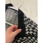 SheIn  Houndstooth black and white cardigan ladies sweater size Large Photo 2