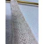 ZARA  Cream Open Knit Crochet Mini Dress Size Medium Bohemian Beach Photo 9