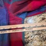 LL Bean Womens Small Regular Plaid Flannel Button Up Shirt Soft Cozy Classic Red Photo 4