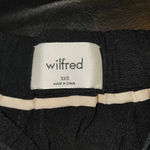Wilfred  Aritzia Womens Black High Waisted Wide Leg Faun Pants XXS‎ Photo 3