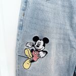 Her Universe HOT TOPIC Disney Mickey Mouse Embroidered Mom Jeans Sz 13 (Juniors) Photo 6