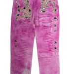 Sparkle Denim Pearls & Gems Boyfriend Jeans (3) Photo 0