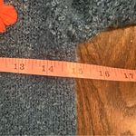 Cottagecore Flower Embroidered Blue Sweater size small Vintage Photo 9