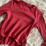 Free People One Red Long Sleeve Photo 0