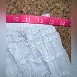 COMMENSE Ruffled Crop Top Skirt Set
Size Medium Blue Color Photo 5