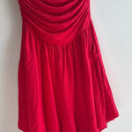 Zenana Outfitters  Vibrant Red Romper Photo 0