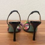 Betsey Johnson  "Deede" Embellished Rainbow Slingback Dress Pumps Size 6M Photo 6