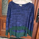 True Freedom  Top Long Sleeve Navy Shirt Womens S Photo 2