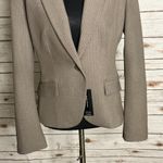 Express Studio Stretch classic corpcore pinstriped single-breasted blazer Size 6 Photo 2