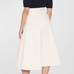 Moncler  Cotton A-Line Midi Skirt with Pockets, Size 42 New w/Tag Retail $505 Photo 3