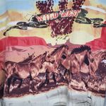 Bit & Bridle  Western Horse Equestrian Wild West 3/4 Sleeve Sequins Top 1X Photo 2