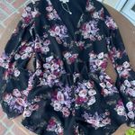 ZARA NWOT Cottan candy mini floral romper SZ S Photo 3