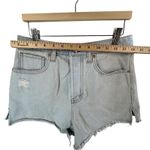 Wild Fable  Hi-Rise Cutoff Denim Shorts Sz 6‎ Frayed Hem Distressed Light Wash Photo 4