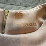 Calvin Klein * Women's Sleeveless Suede Dress Size 4 Primrose A-Limed Fitted Photo 8