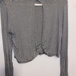 Forever 21 Long Sleeve Striped Crop Top Photo 1