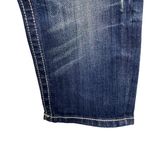 Miss Me Jeans Women’s Size 27 capri blue Denim Rhinestone Embellished Pockets Photo 5