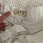 Free People White Denim Shorts Photo 2