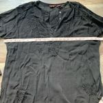 Funky People Black Embroidered Top L Size L Photo 2