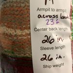 Ethyl M Long Sweater Cardigan Rust Orange burgundy Size M Photo 4