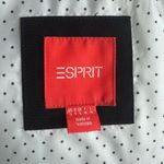 Esprit  Black Quilted Button Front Hooded Jacket Size Small Photo 2