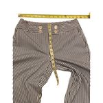 Chico's Black & White Stripe Capri’s Pants Size 0 = US Size 4 Photo 5
