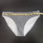 Aerie  Black and White Stripe Bikini Bottoms NWT Size Medium Full Coverage Bottom Photo 4