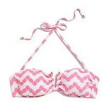 Lilly Pulitzer for Target Bikini Swim Top Pink Pineapple, Sz S Photo 0