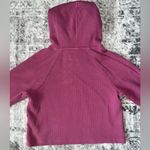 Nike Sportswear Women's Ribbed Hoodie & Shorts Set Mulberry Rose Photo 3