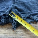 American Eagle  Outfitters Super Low Shortie Women’s Black Denim Shorts Size 12 Photo 3