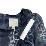 Line and Dot 100% Silk Animal Print Mini Dress Photo 9