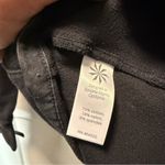 Athleta  Cowl Neck Black Stretch Sweatshirt Hoodie Athleisure‎ Casual Neutral L Photo 4