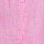Hello Molly NWT  size XL STYLE ME YOUR WAY SHIRT DRESS PINK Linen blend balloon Photo 5