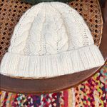 J.Crew Cream Cable Knit Cashmere Blend Fisherman Beanie Hat Photo 1