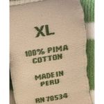 Orvis Women’s  Long Sleeve Green White Striped Shirt Size XL Casual Top Photo 7