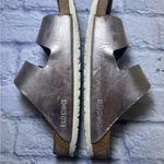 Birkenstock Arizona Soft Footbed Women Metallic Rose Gold Leather Sandal Size ? Photo 8