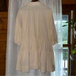 Chic Cream Midi Dress for Women White Size M Photo 1