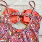 Jessica Simpson  Flower Child O-Ring Cutout One-Piece Swimsuit Size M NWT Photo 6
