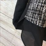 Ann Taylor 𝅺nwot  mixed media tweed top sz medium Photo 3