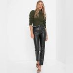 Gap  High Waisted Slim Fit Vegan Leather Pants in Black Size 27 or 4 Regular Photo 2