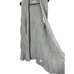 CAbi  Oatmeal/Grey Knit Open Front Sweater Vest Cardigan Wool Blend M Photo 3