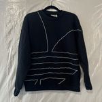 Adidas  Black Trefoil Logo Sweatshirt Size Large Photo 1