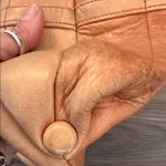 Super cool rustic Tan Leather Tote Bag Photo 14