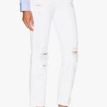 Alexander Wang Alexandra wang denim white distressed jean pant 29 cult Photo 0
