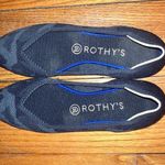 Rothy's The Point Black flat w/ White Halo size 8.5 Photo 0