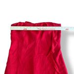 Ralph Lauren Lauren Black Label Red Silk Strapless Long Maxi Formal Dress Size 8 Photo 2